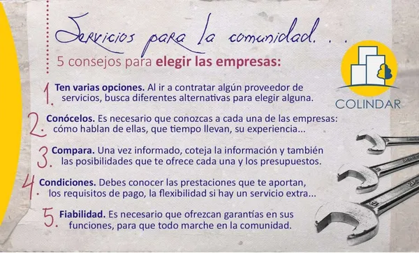 Servicios para Comunidad